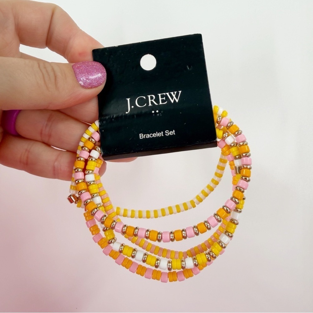 J. Crew Beaded Bracelets Set Of Five